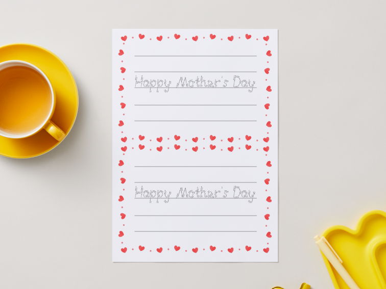 Mothers Day Writing Inserts - EYFS, KS1 cards