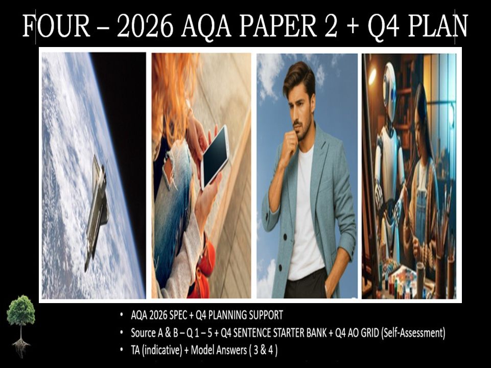 FOUR - AQA PAPER 2 | 2026 FULL MOCKS | Q4 PLAN