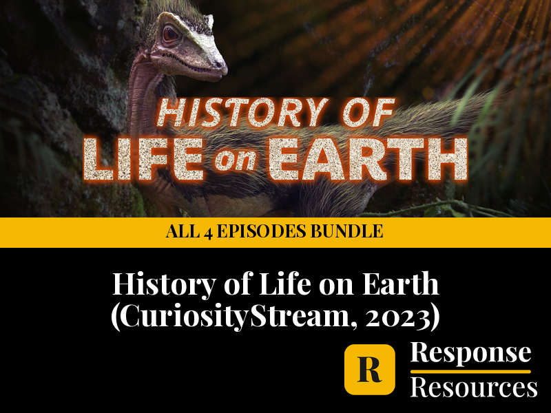 History of Life on Earth All 4 Episodes Bundle Worksheets + Google Forms