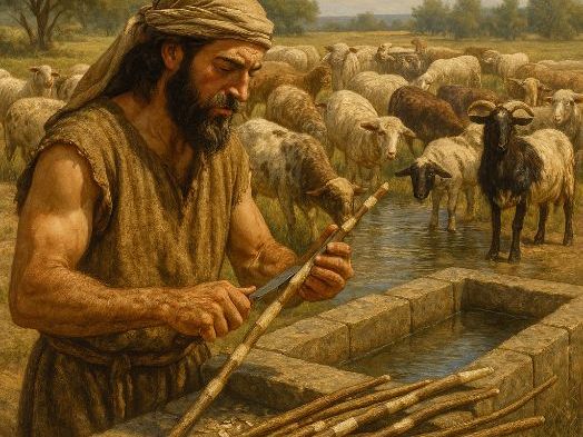 BIBLE 28  WHAT DID JACOB DO WHEN LEBAN OBJECTED TO HIS LEAVING???