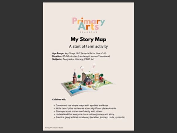 My Story Map. A getting to know you lesson.