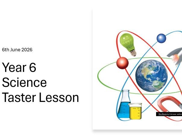 Year 6 Taster Day Science Lesson