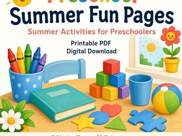 Preschool Summer Fun Pages