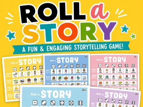 Roll a Story Game | Creative Writing, Storytelling & Speaking Activity