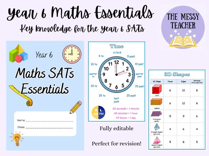 Year 6 Maths Essential Knowledge SATs Preparation