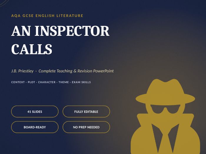 An Inspector Calls - AQA - Everything you need to know