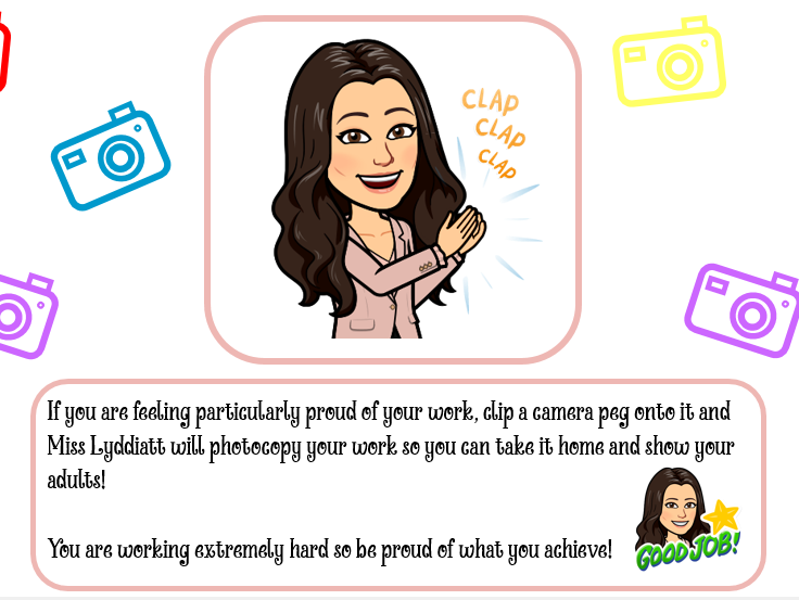 Take a Selfie - display or take work home - editable version