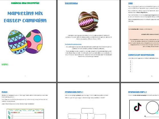 Marketing Mix Easter Egg Campaign