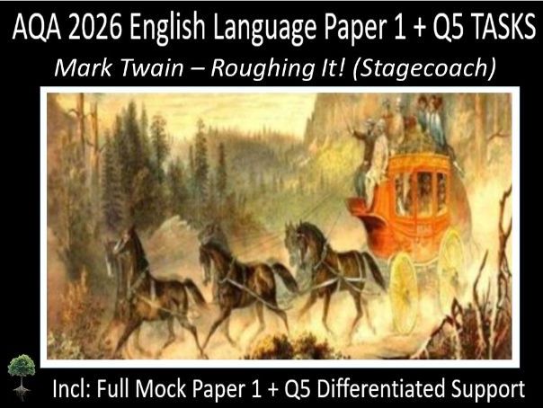 One AQA 2026 GCSE English Language Paper 1 Mock | Q5 Tasks-(Twa)