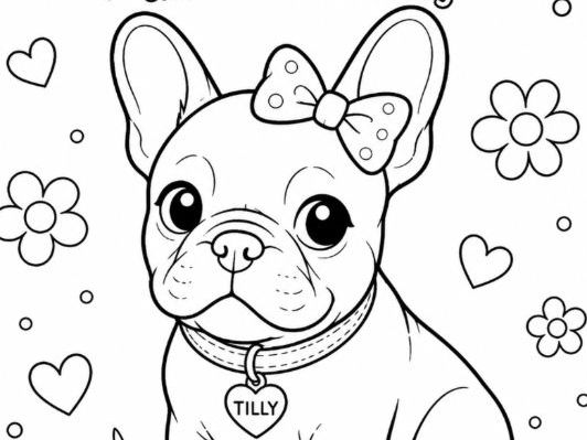 Tilly and friends colouring
