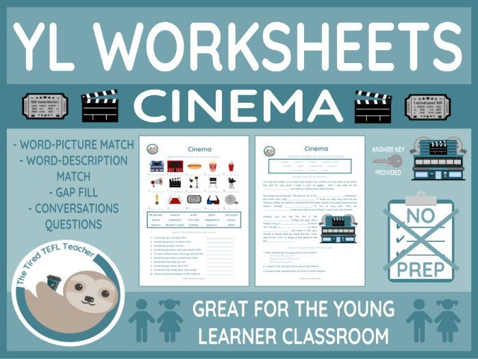 ESL Cinema Vocabulary Worksheet