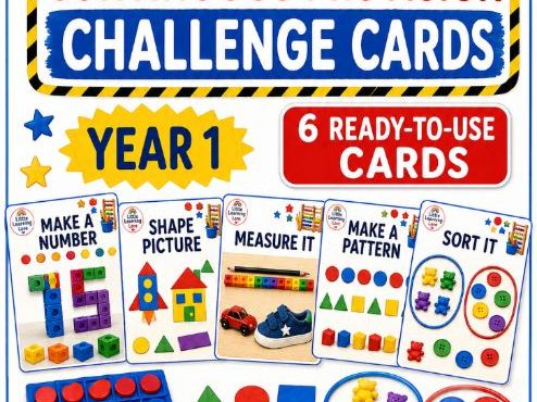 Year 1 Maths Continuous Provision Cards
