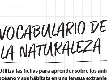 Manta Trust - Vocabulario de la Naturaleza (RECURSOS EN ESPAÑOL)