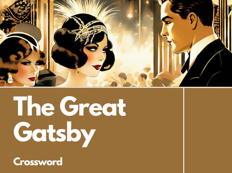 The Great Gatsby Revision Crossword