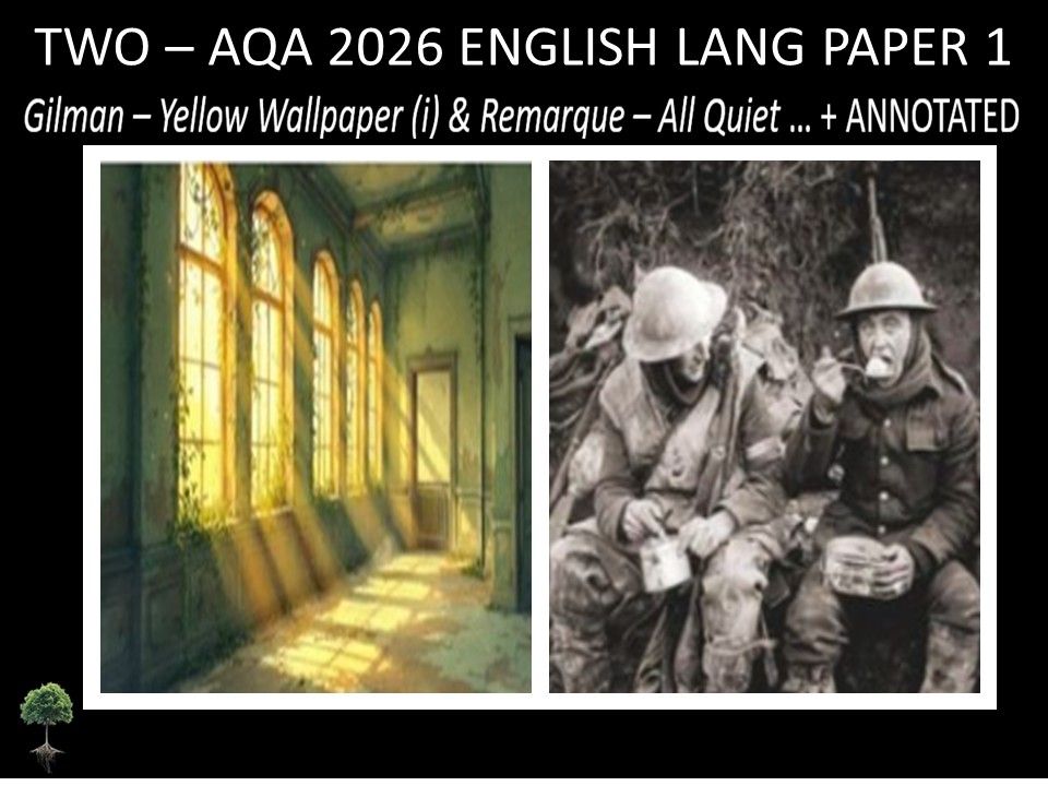 TWO- AQA PAPER 1 | 2026 FULL MOCKS | ANNOTATED