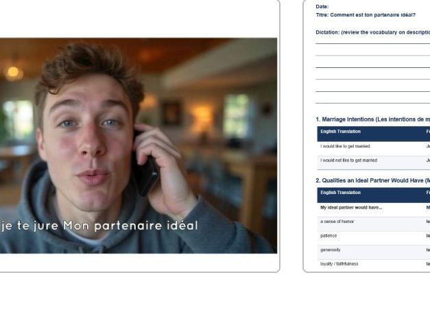 GCSE French - Ideal partner
