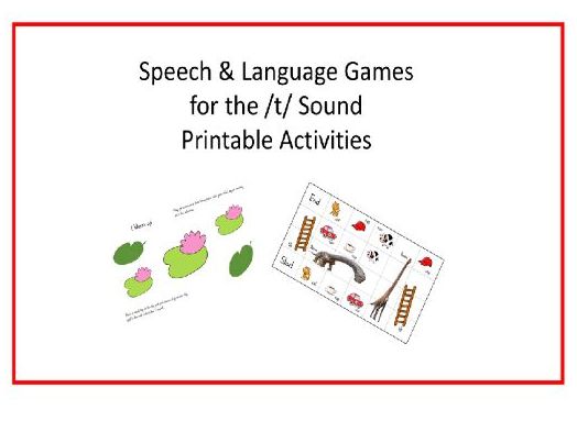 Speech and Language Sound; T