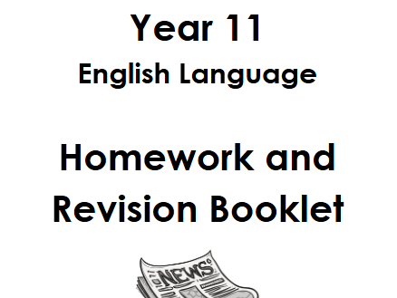 iGCSE Edexcel English Language Revision Booklet