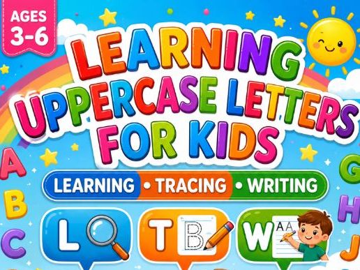 Learning Uppercase Letters for Kids |Ages 3–6
