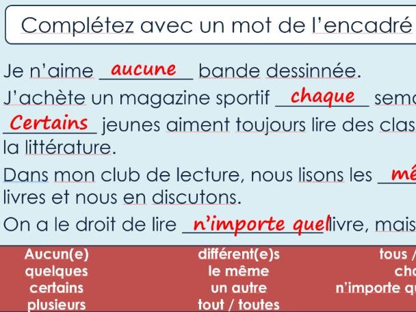French Ab Initio - Panorama 2 - La lecture
