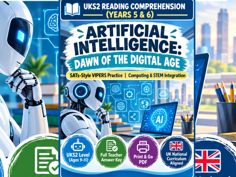 UKS2 Reading Comprehension: Artificial Intelligence & Machine Learning | Years 5 & 6 VIPERS