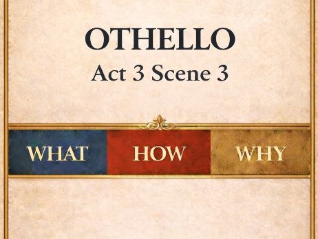 Othello Act 3 Scene 3 – Crit Think Teacher Resource (GCSE)