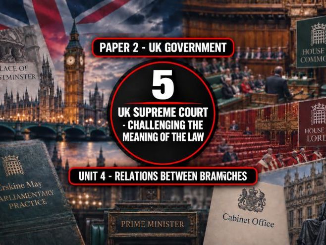 5 Relations between branches - UK Supreme Court - Challenging the meaning of the law