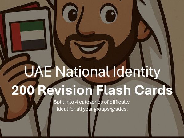 UAE National Identity Flash Cards – 200-Card Revision and Quiz Set