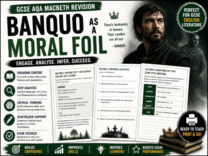 GCSE AQA Macbeth - Banquo as a Moral Foil