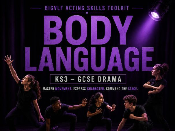 BIGVLF Acting Skills Toolkit – Body Language | KS3–GCSE Drama