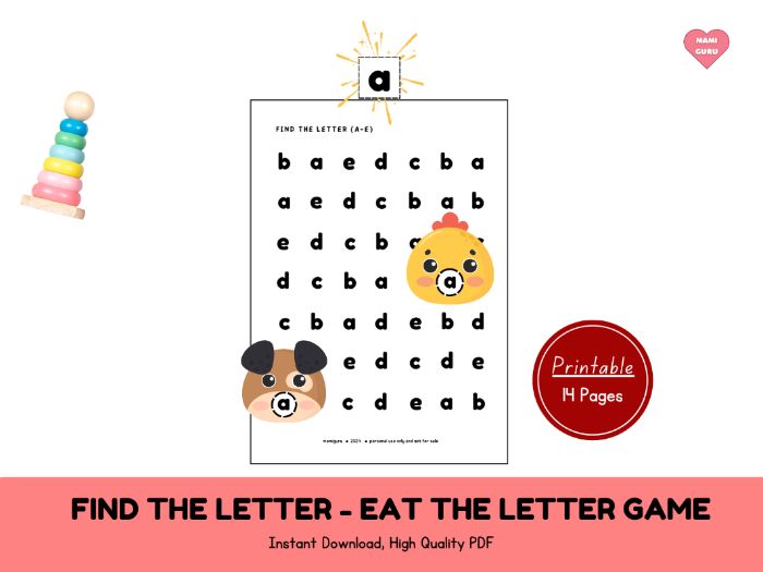 Find the Letters - Eat the Letters Kids Game