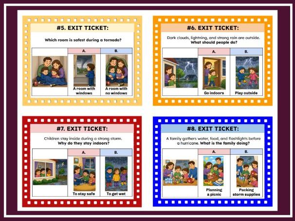 NGSS K-ESS3-2 Weather Forecasting: Prepare for and Respond to Severe Weather | Kindergarten Science