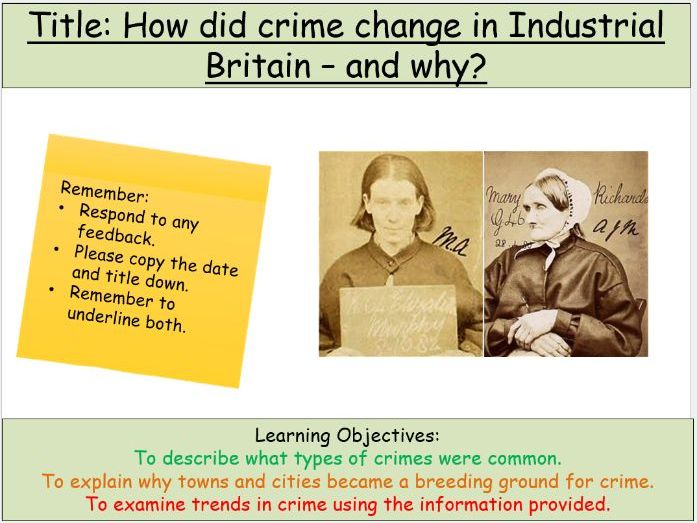 Industrial Revolution Crime (and Punishment)