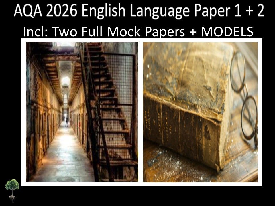 Two AQA 2026 English Language Paper 1 + 2 Mocks | MODELS