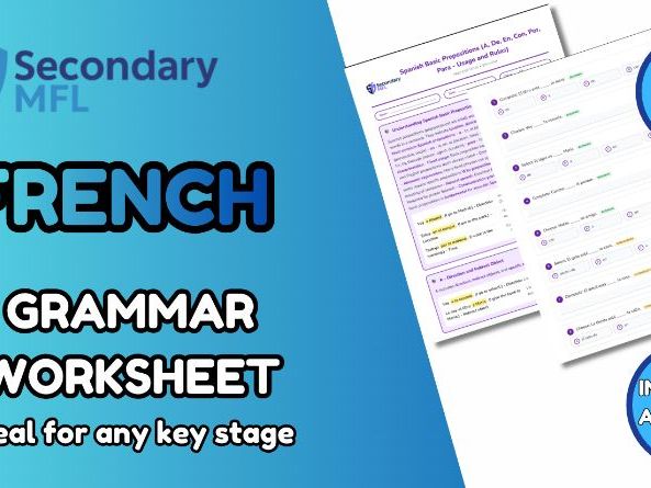 KS3 & KS4 French Grammar Worksheet: Mastering Noun Agreement Patterns
