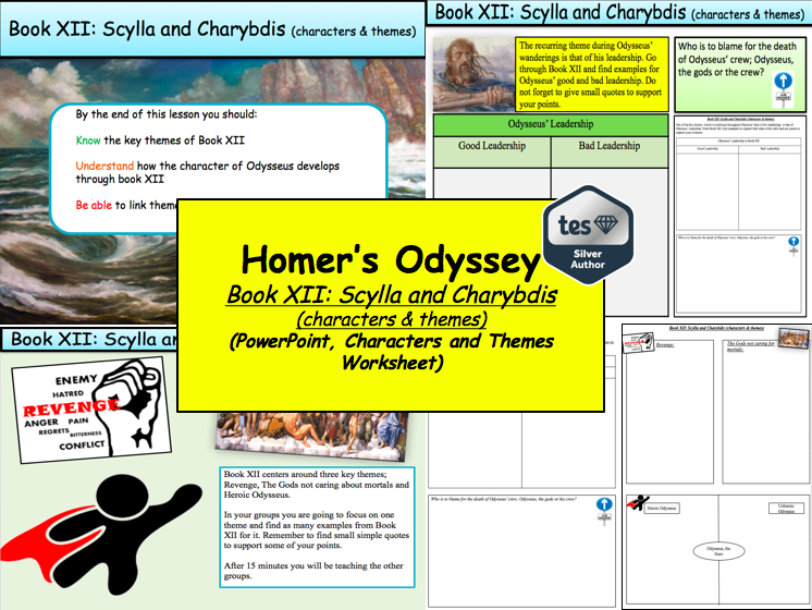 Homer’s Odyssey – Book XII: Scylla and Charybdis (characters & themes)