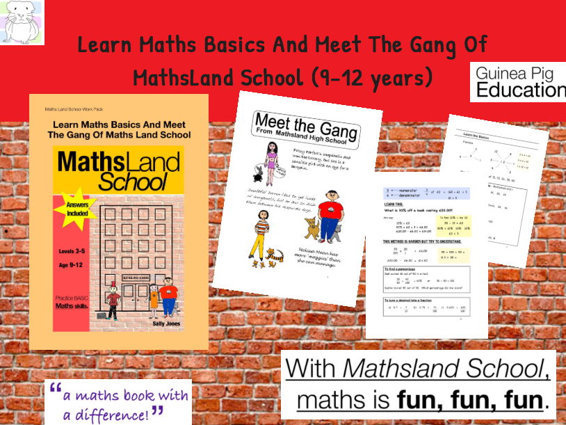 Learn Maths Basics And Meet The Gang Of MathsLand School (MathsLand ...