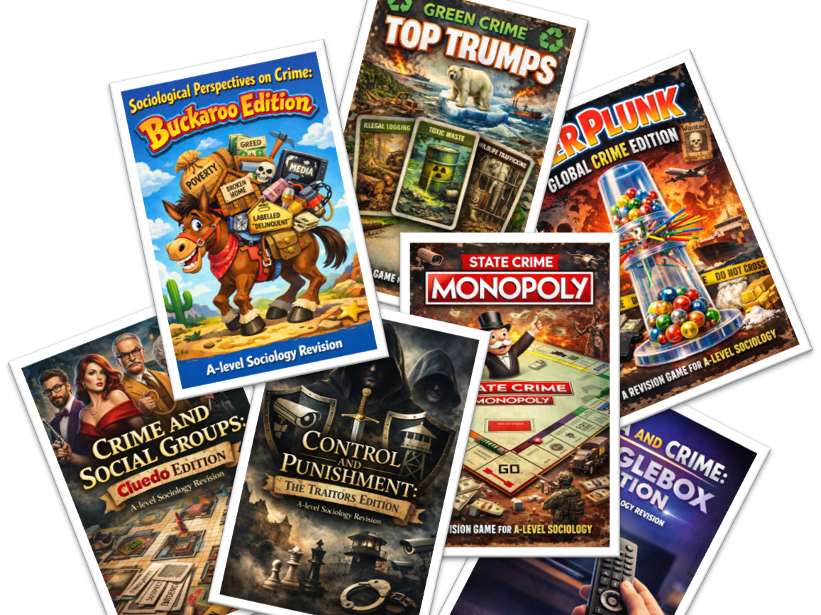 Sociology Revision Games - Crime and Deviance