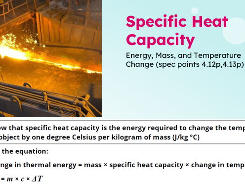 IGCSE Physics: Specific Heat Capacity | Edexcel Modular | L8