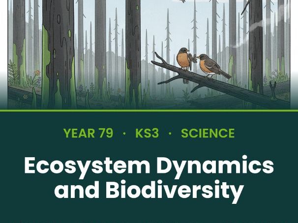 KS3 Biology: Ecosystem Change & Biodiversity | Full Unit + Design Task