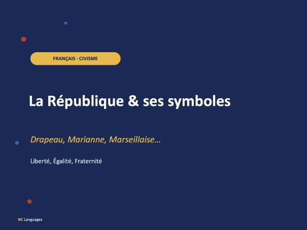 FRENCH: République et symbole (Cultural lesson)