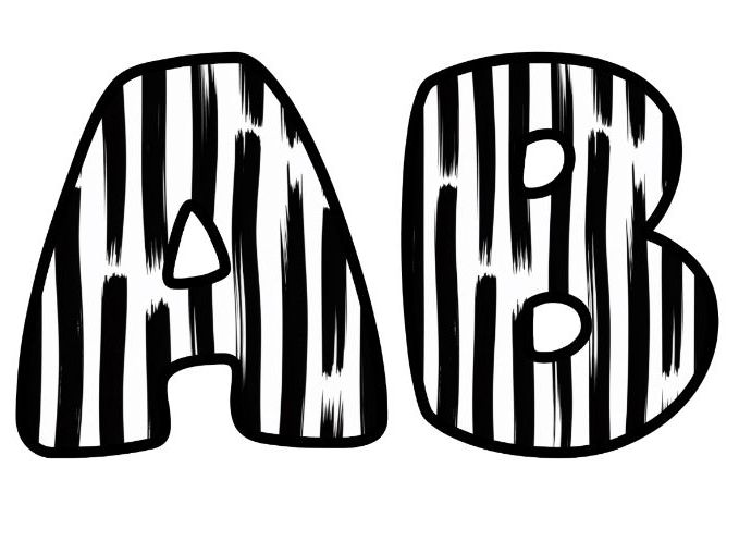 Zebra Print Alphabet Letters | Classroom Display, A-Z 0-9 and Signs