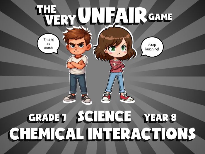 Chemical Interactions VERY UNFAIR GAME | No-Prep Year 8 Science Review Activity