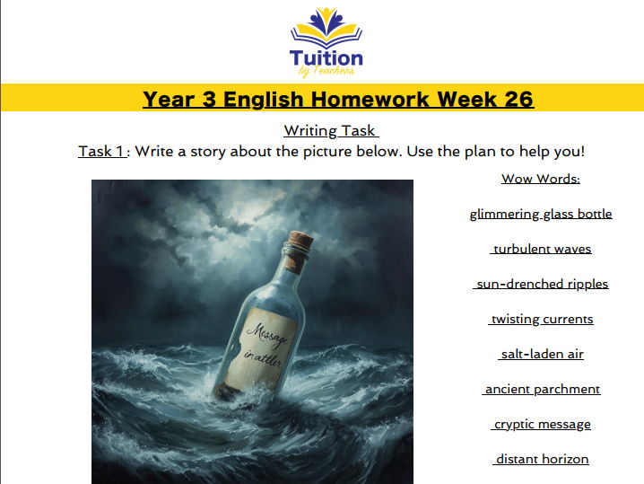 26. Year 3 - Creative Writing & Spelling