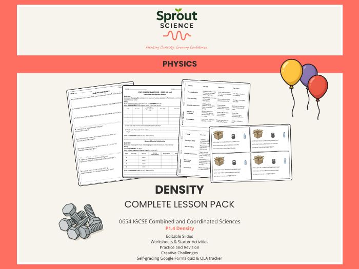 Density | Complete Lesson Pack