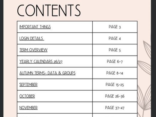 Teachers Planner 26/27 Digital PDF