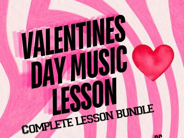 Valentine’s Day Music Lesson | Pop Song Listening & Music Vocabulary