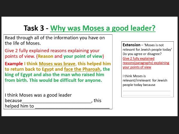 Moses and The Exodus