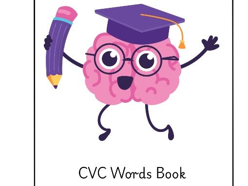 CVC Word building practice book