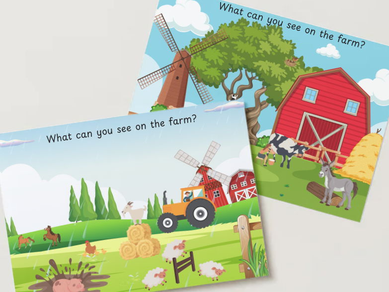 I can see writing prompt farm theme